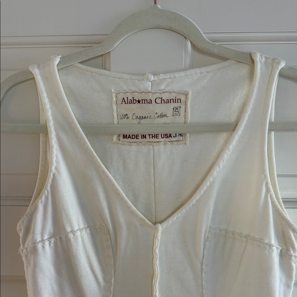 Alabama Chanin Organic Cotton Sleeveless Top - Picture 2 of 6
